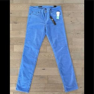 BNWT PERIWINKLE BLUE CORDUROY SKINNY PANTS.